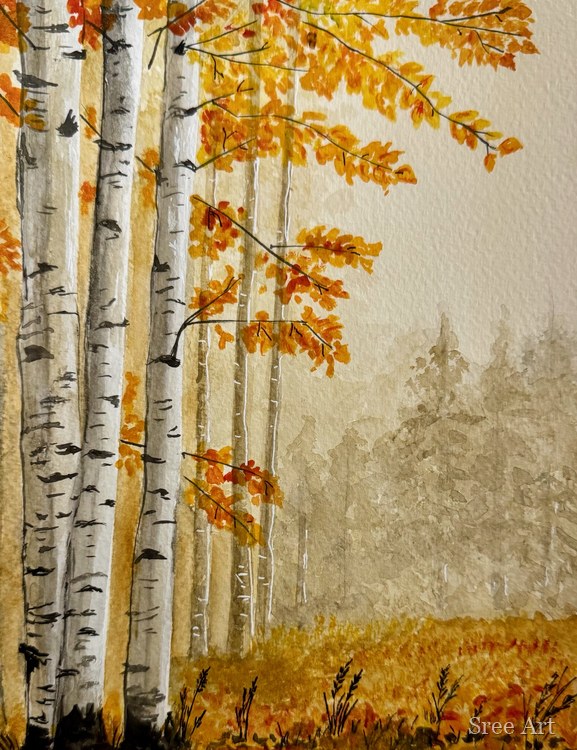 Golden Leaves, Quiet Woods