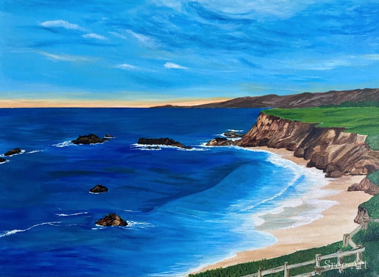 Waves of Coastal Bliss - Signature Piece